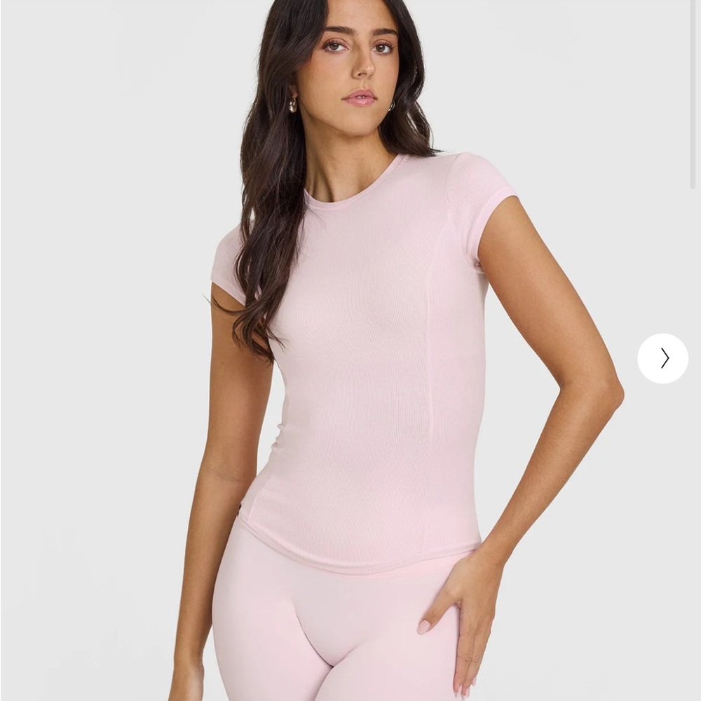 Oner Active Pink Mellow Rib T-Shirt